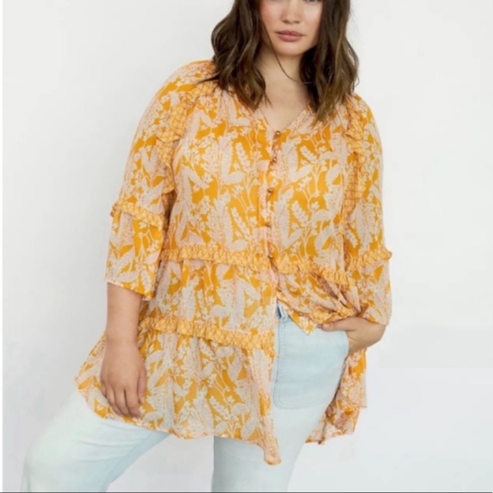 NWT tiered tunic dress Anthropologie